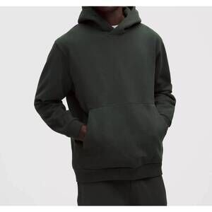 NEW LULULEMON steady state pullover hoodie in rainforest green